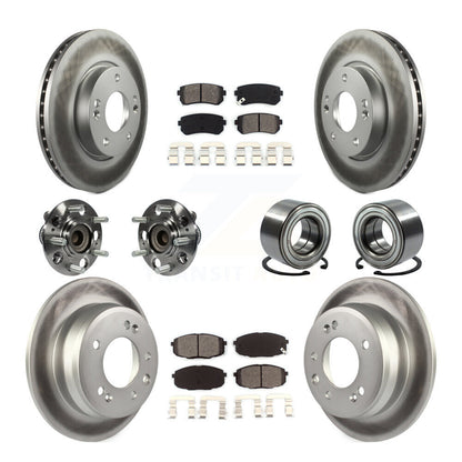 [Avant + Arrière] Kit de Roulement de roue pour 2010 Hyundai Elantra Hatchback avec Non-ABS KBB-108138