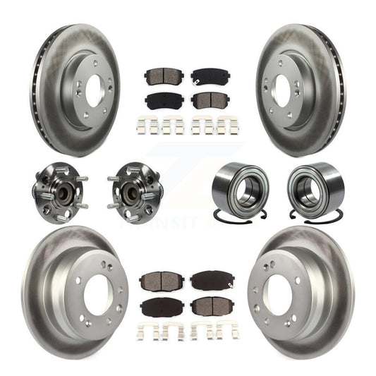 [Avant + Arrière] Kit de Roulement de roue pour 2010 Hyundai Elantra Hatchback avec Non-ABS KBB-108138