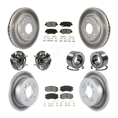 [Avant + Arrière] Kit de Roulement de roue pour 2010 Hyundai Elantra Sedan avec Non-ABS From 03 23 10 KBB-108139