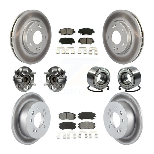 [Avant + Arrière] Kit de Roulement de roue pour 2010 Hyundai Elantra Sedan avec Non-ABS From 03 23 10 KBB-108139
