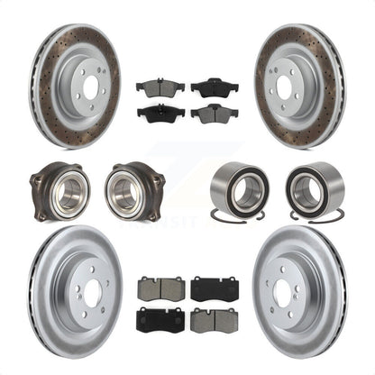 [Avant + Arrière] Kit de Roulement de roue pour 2009 Mercedes-Benz S450 sans Sport Package KBB-108143 par Transit Auto
