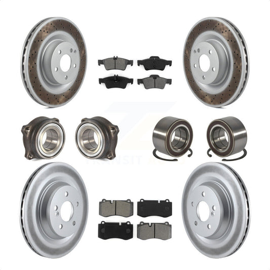 [Avant + Arrière] Kit de Roulement de roue pour Mercedes-Benz S550 CL550 S350 KBB-108145 par Transit Auto