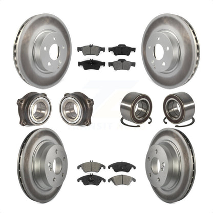 [Avant + Arrière] Kit de Roulement de roue pour Mercedes-Benz E350 E400 avec 322mm Diameter Rotor KBB-108146 par Transit Auto