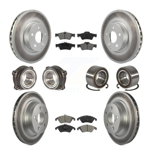 [Avant + Arrière] Kit de Roulement de roue pour Mercedes-Benz E350 E400 avec 322mm Diameter Rotor KBB-108146 par Transit Auto