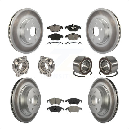 [Avant + Arrière] Kit de Roulement de roue pour 2014 Mercedes-Benz E350 Convertible Coupe avec 322mm Diameter Rotor KBB-108152 par Transit Auto