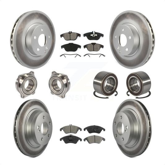 [Avant + Arrière] Kit de Roulement de roue pour 2014 Mercedes-Benz E350 Convertible Coupe avec 322mm Diameter Rotor KBB-108152 par Transit Auto