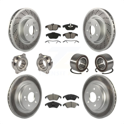 [Avant + Arrière] Kit de Roulement de roue pour Mercedes-Benz E350 C300 C350 KBB-108155 par Transit Auto