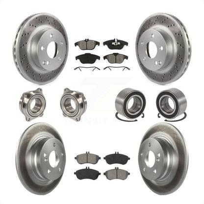 [Avant + Arrière] Kit de Roulement de roue pour 2010 Mercedes-Benz C300 C250 AWD KBB-108157 par Transit Auto