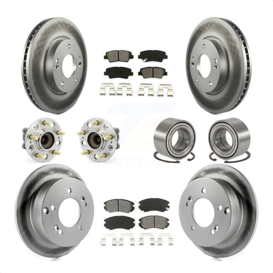 [Avant + Arrière] Kit de Roulement de roue pour 2010 Hyundai Sonata 2.4L KBB-108169 par Transit Auto