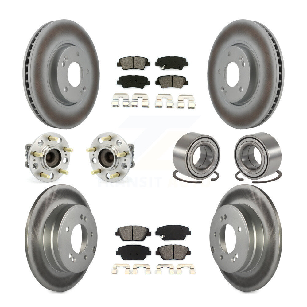 [Avant + Arrière] Kit de Roulement de roue pour Hyundai Sonata Kia Optima KBB-108172