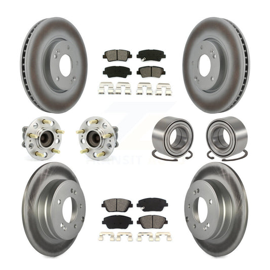 [Avant + Arrière] Kit de Roulement de roue pour Hyundai Sonata Kia Optima KBB-108172