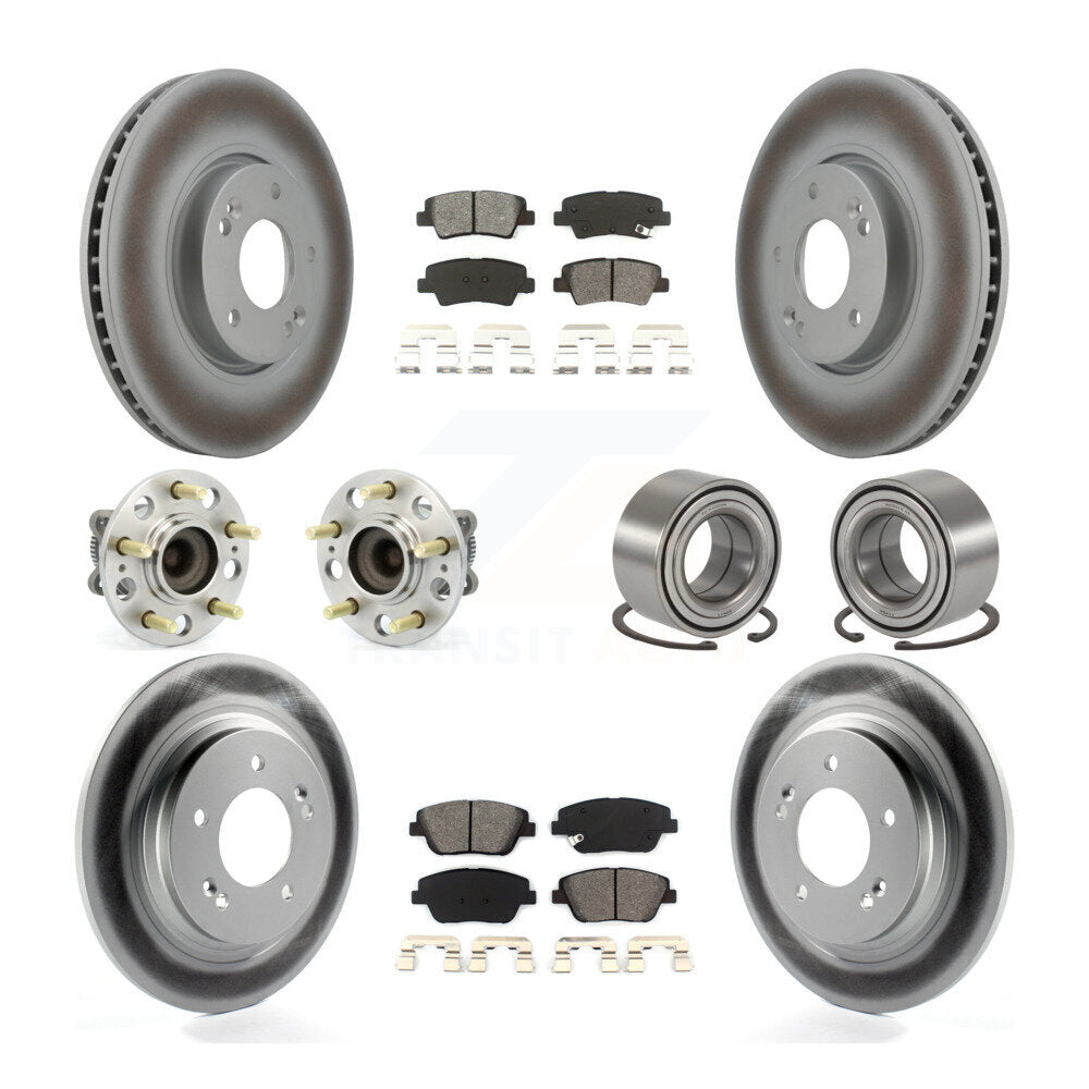 [Avant + Arrière] Kit de Roulement de roue pour 2013 Kia Optima 2.4L avec Electric Parking KBB-108173