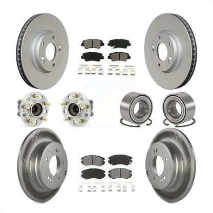 [Avant + Arrière] Kit de Roulement de roue pour 2010 Hyundai Sonata 3.3L KBB-108174 par Transit Auto