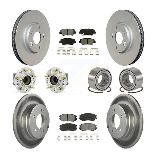 [Avant + Arrière] Kit de Roulement de roue pour 2010 Hyundai Sonata 3.3L KBB-108174 par Transit Auto