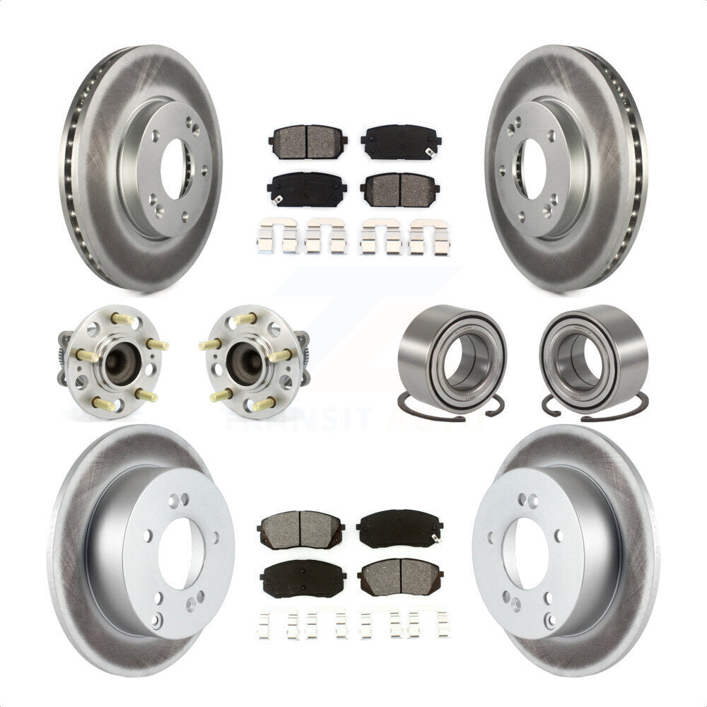 [Avant + Arrière] Kit de Roulement de roue pour 2008-2009 Kia Rondo KBB-108175 par Transit Auto