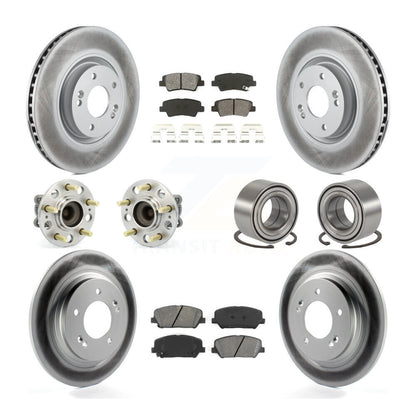 [Avant + Arrière] Kit de Roulement de roue pour 2013 Kia Optima 2.0L avec Electric Parking KBB-108177