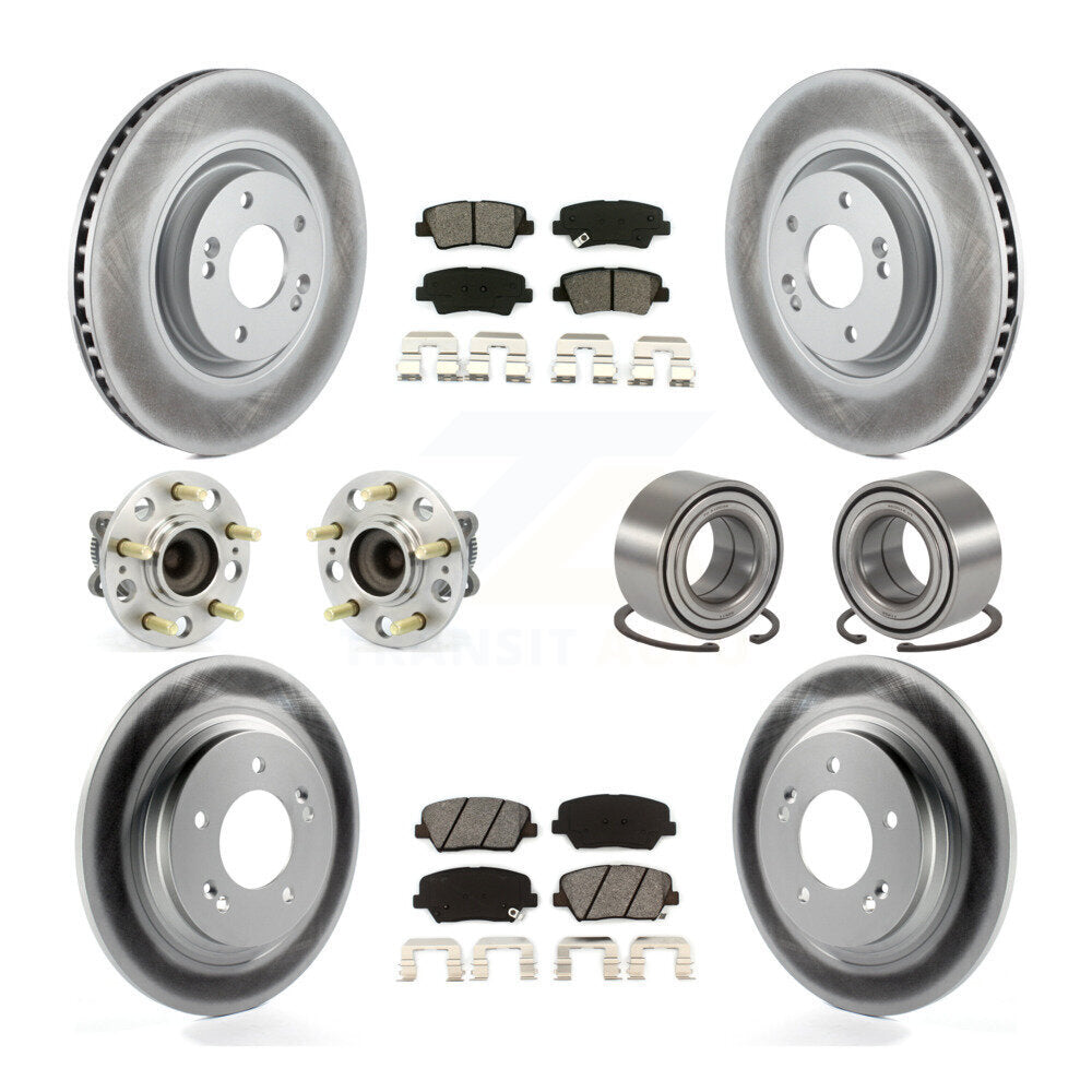 [Avant + Arrière] Kit de Roulement de roue pour 2016-2017 Hyundai Azera Limited KBB-108179