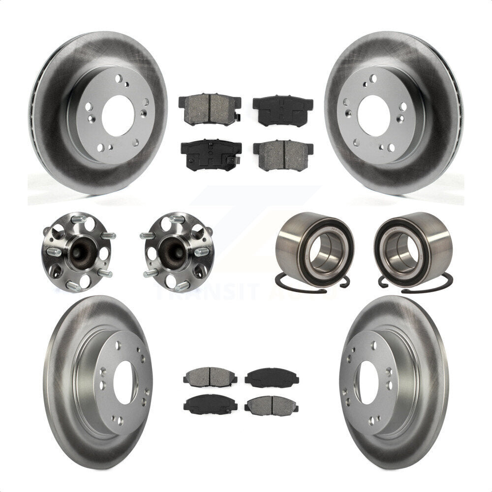 [Avant + Arrière] Kit de Roulement de roue pour 2012 Honda Civic LX Vehicles Manufactured In Canada KBB-108198 par Transit Auto