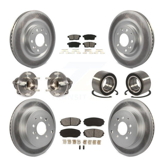 [Avant + Arrière] Kit de Roulement de roue pour 2007-2015 Mazda CX-9 FWD KBB-108199