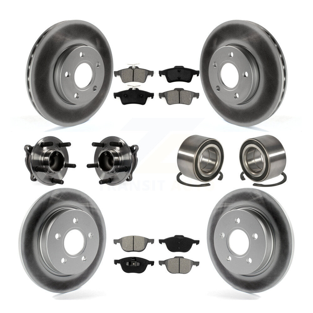 [Avant + Arrière] Kit de Roulement de roue pour Ford Focus sans Active Park Assist KBB-108201