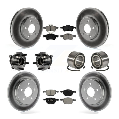 [Avant + Arrière] Kit de Roulement de roue pour Ford Focus sans Active Park Assist KBB-108201