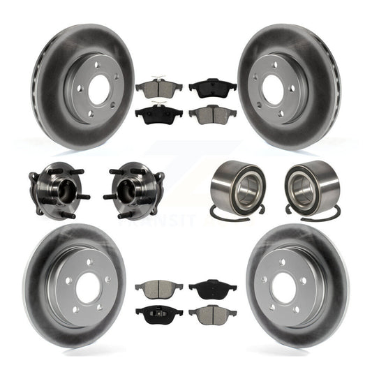 [Avant + Arrière] Kit de Roulement de roue pour Ford Focus sans Active Park Assist KBB-108201