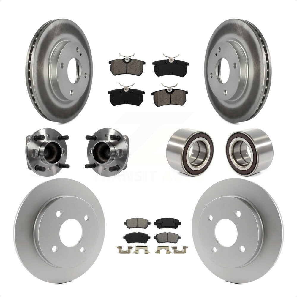 [Avant + Arrière] Kit de Roulement de roue pour 2014-2018 Ford Fiesta S Titanium SE KBB-108208 par Transit Auto
