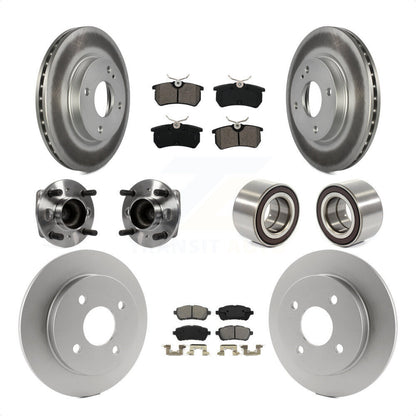 [Avant + Arrière] Kit de Roulement de roue pour 2014-2018 Ford Fiesta S Titanium SE KBB-108208 par Transit Auto