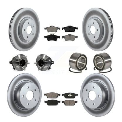 [Avant + Arrière] Kit de Roulement de roue pour 2013-2016 Ford Escape FWD avec 2.0L sans Parking Assist KBB-108214