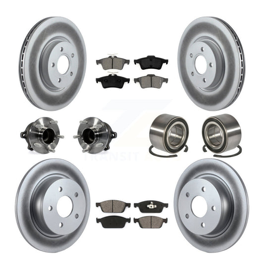 [Avant + Arrière] Kit de Roulement de roue pour 2013-2016 Ford Escape FWD avec 2.0L sans Parking Assist KBB-108214