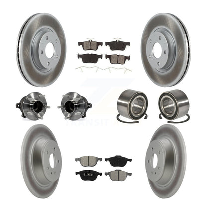 [Avant + Arrière] Kit de Roulement de roue pour 2017-2019 Ford Escape FWD avec 2.5L 1.5L sans Parking Assist KBB-108217