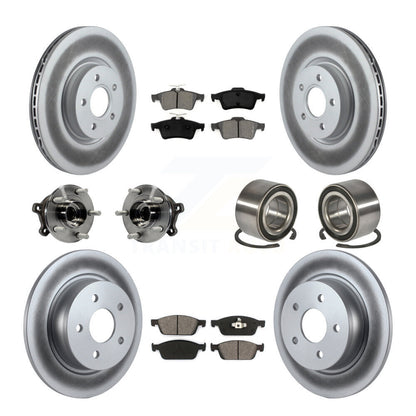 [Avant + Arrière] Kit de Roulement de roue pour 2013-2016 Ford Escape AWD avec 2.0L 1.6L KBB-108218