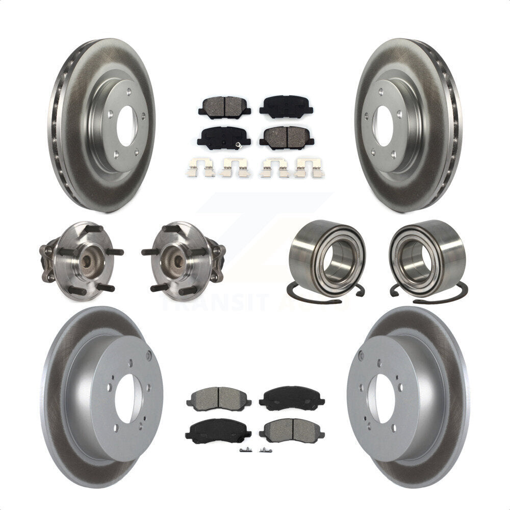 [Avant + Arrière] Kit de Roulement de roue pour 2013 Mitsubishi Outlander FWD avec 3.0L KBB-108239 par Transit Auto