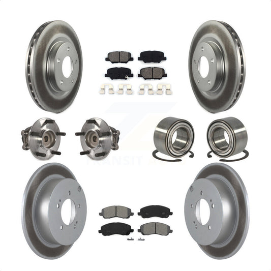 [Avant + Arrière] Kit de Roulement de roue pour 2013 Mitsubishi Outlander FWD avec 3.0L KBB-108239 par Transit Auto