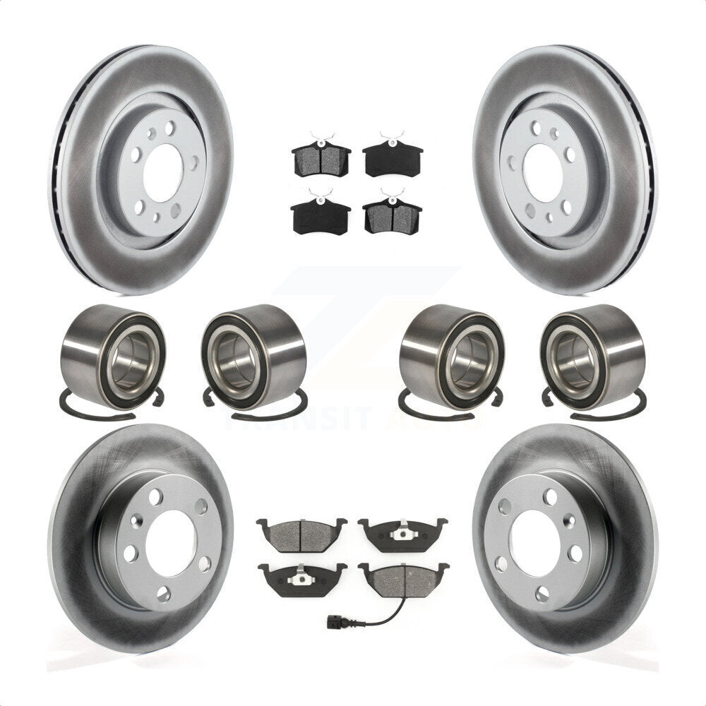 [Avant + Arrière] Kit de Roulement de roue pour 2004 Volkswagen Golf 2.0L 1.9L KBB-108252 par Transit Auto