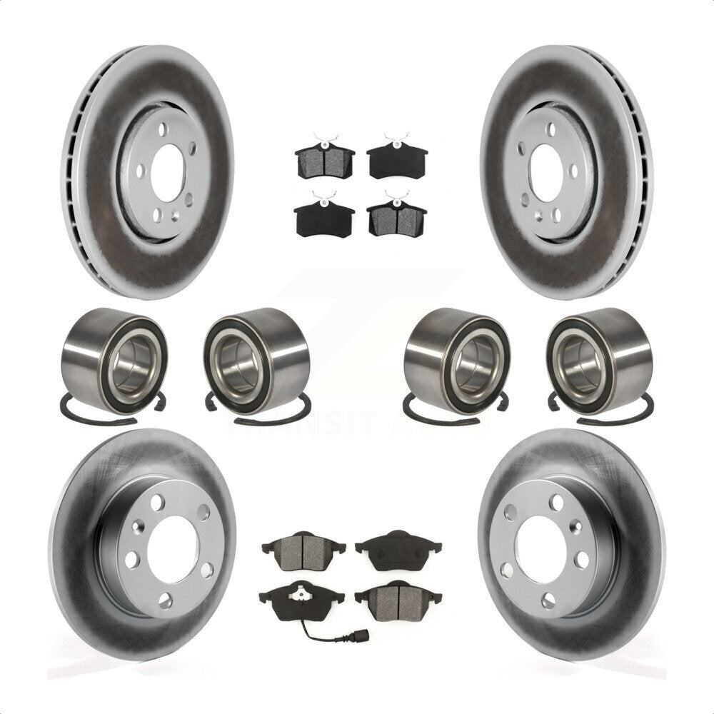 [Avant + Arrière] Kit de Roulement de roue pour 2004 Volkswagen Golf 2.8L 1.8L KBB-108253 par Transit Auto