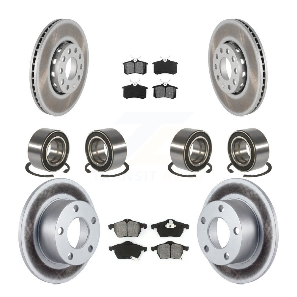 [Avant + Arrière] Kit de Roulement de roue pour 1999 Volkswagen Passat FWD avec 2.8L From Chassis VIN #3BX124708 KBB-108255 par Transit Auto
