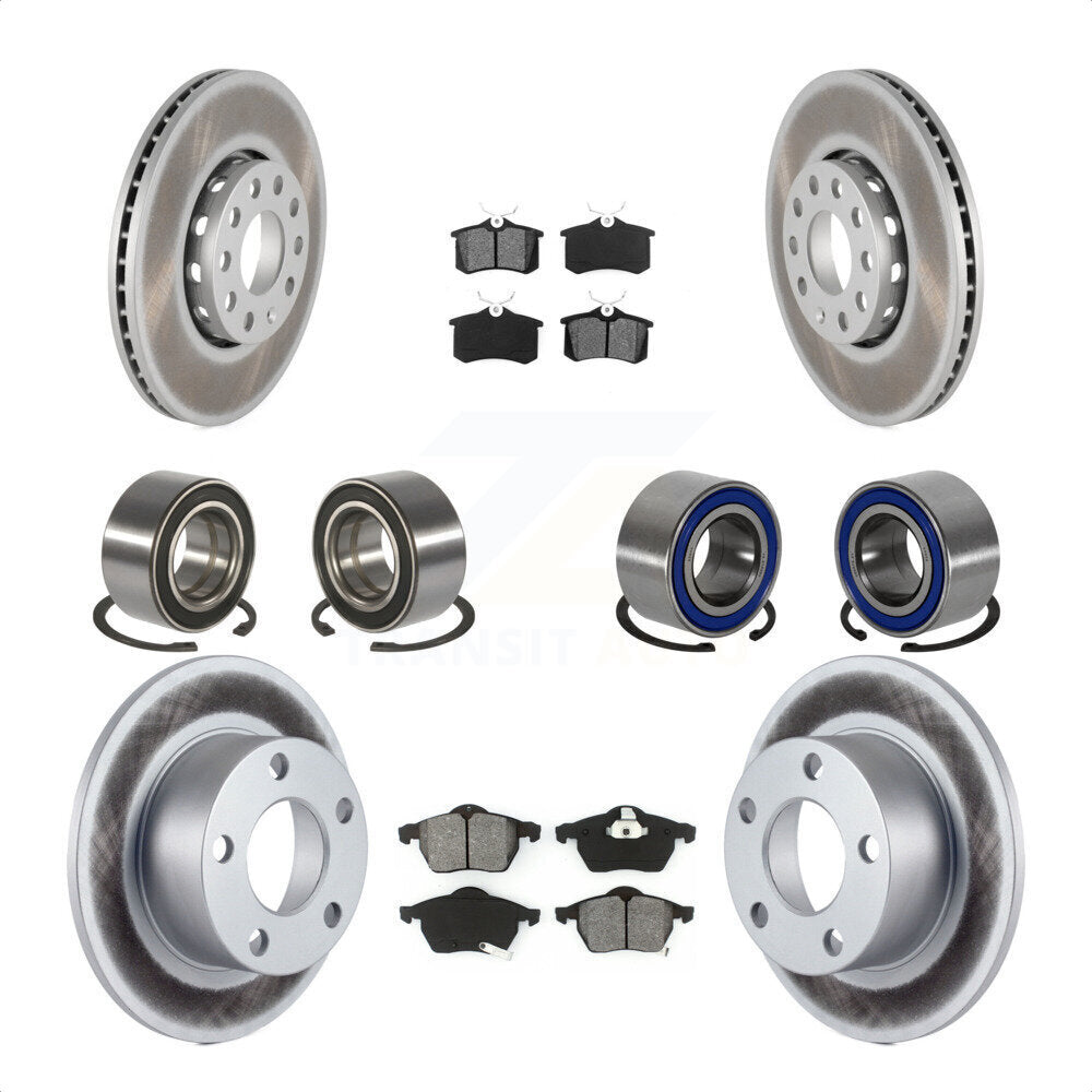 [Avant + Arrière] Kit de Roulement de roue pour 1999 Volkswagen Passat FWD avec 1.8L From Chassis VIN #3BX124708 KBB-108258 par Transit Auto