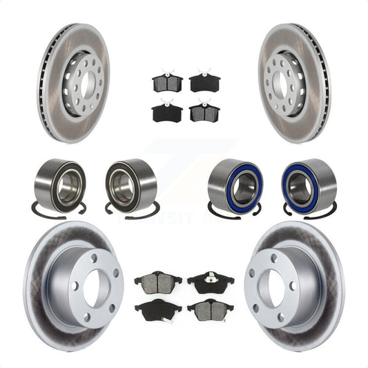 [Avant + Arrière] Kit de Roulement de roue pour 1999 Volkswagen Passat FWD avec 1.8L From Chassis VIN #3BX124708 KBB-108258 par Transit Auto