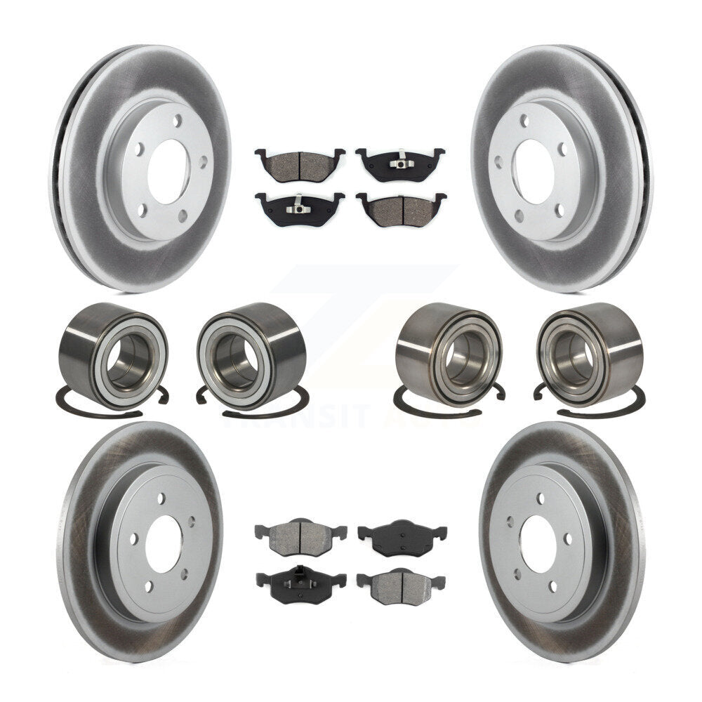 [Avant + Arrière] Kit de Roulement de roue pour Ford Escape Mazda Tribute Mercury Mariner KBB-108264
