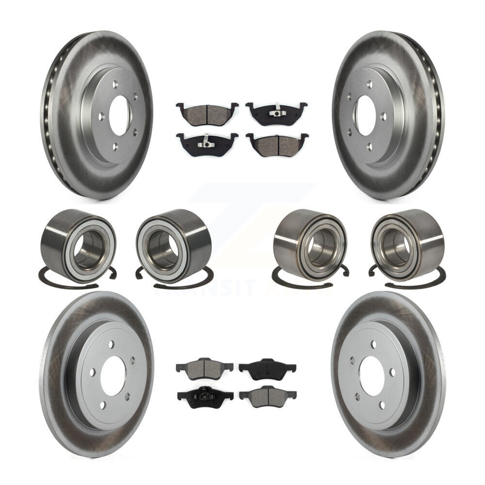 [Avant + Arrière] Kit de Roulement de roue pour Ford Escape Mercury Mariner Mazda Tribute KBB-108265