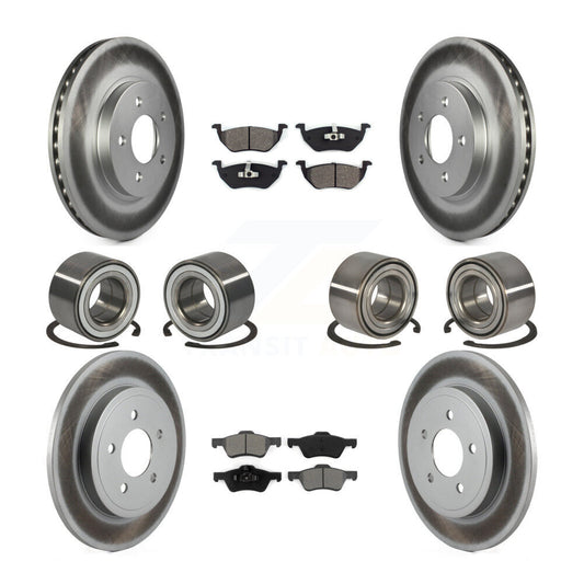 [Avant + Arrière] Kit de Roulement de roue pour Ford Escape Mercury Mariner Mazda Tribute KBB-108265