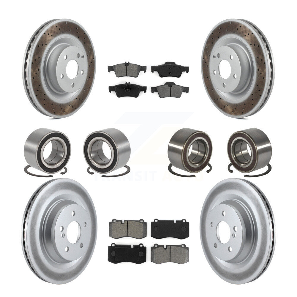 [Avant + Arrière] Kit de Roulement de roue pour 2012 Mercedes-Benz S350 avec Sport Package KBB-108272