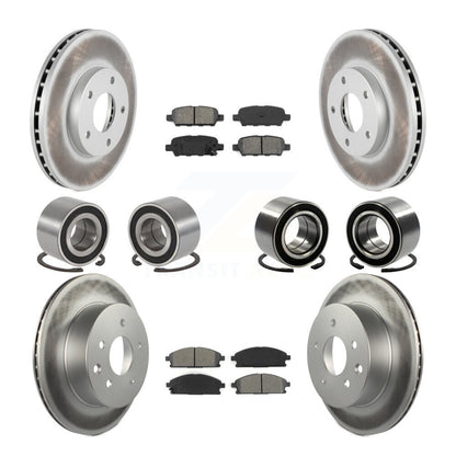 [Avant + Arrière] Kit de Roulement de roue pour 2005-2006 Nissan X-Trail FWD KBB-108278
