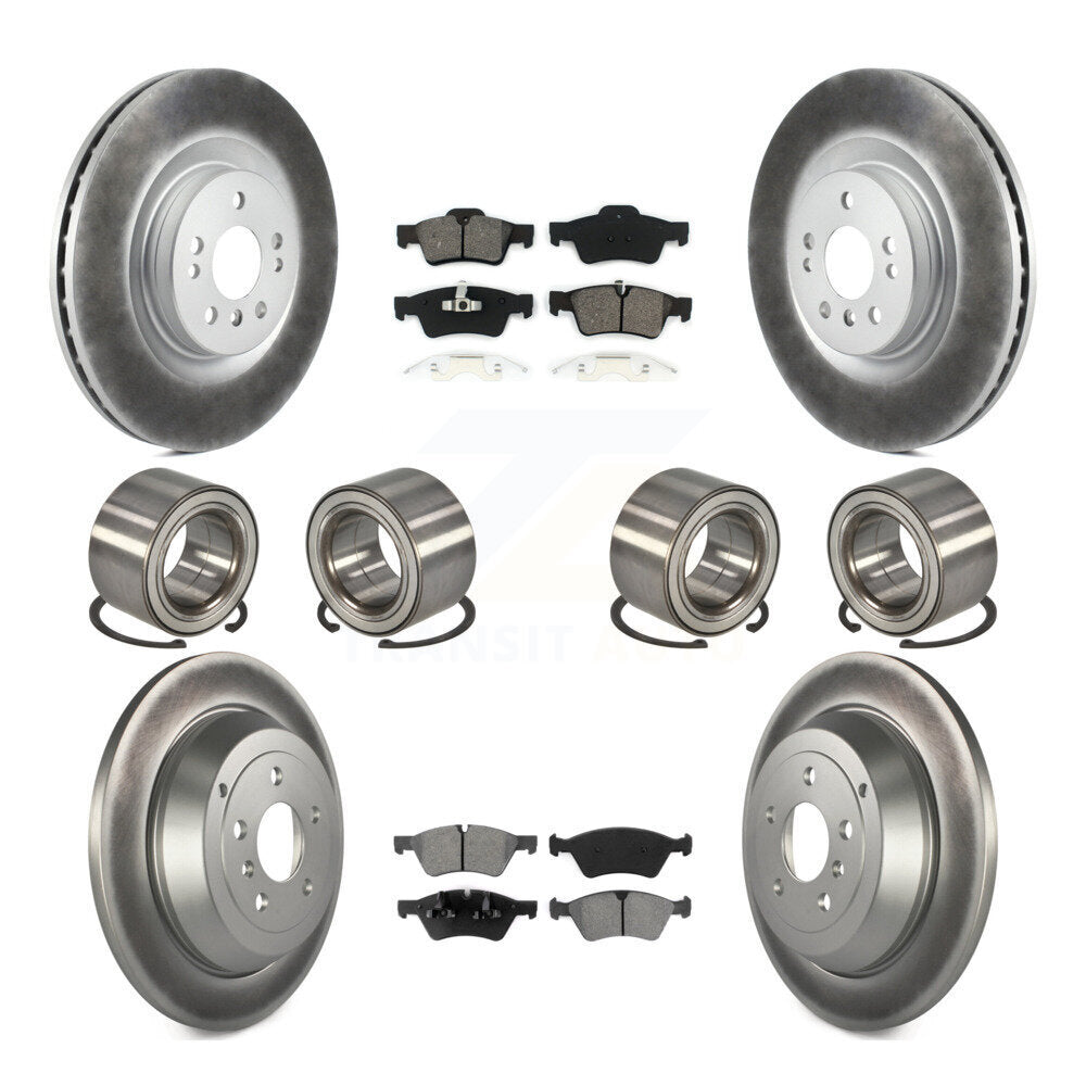[Avant + Arrière] Kit de Roulement de roue pour 2007-2009 Mercedes-Benz ML320 avec 350mm Diameter Rotor KBB-108283