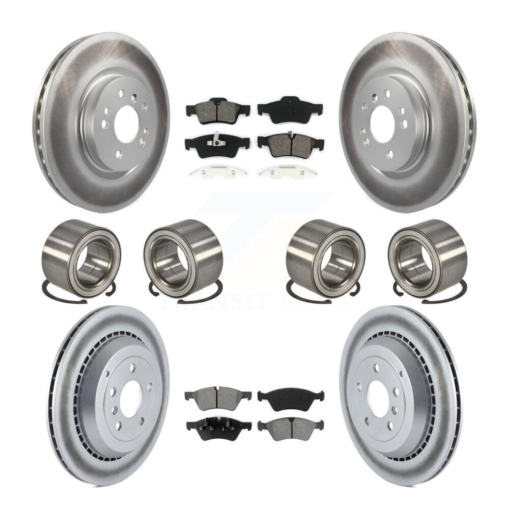 [Avant + Arrière] Kit de Roulement de roue pour Mercedes-Benz R350 ML500 avec Vented Rotor KBB-108284