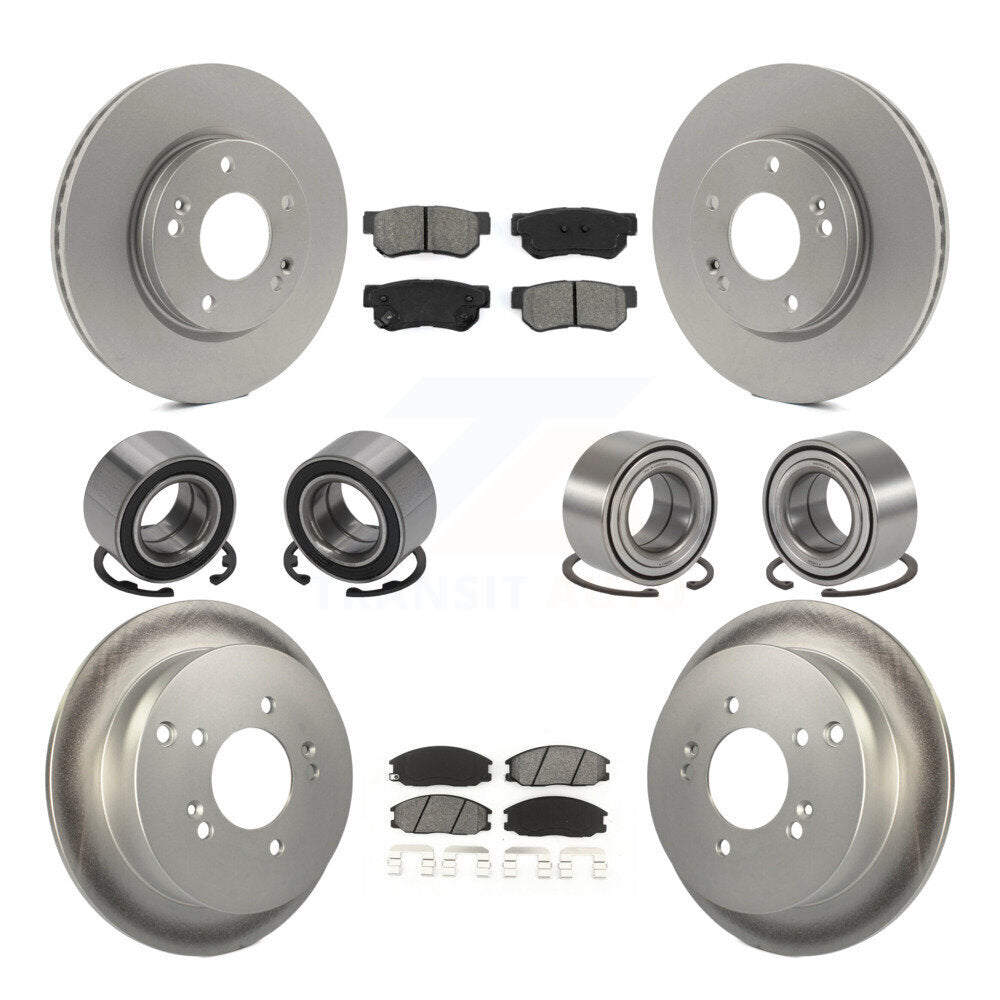 [Avant + Arrière] Kit de Roulement de roue pour Hyundai Santa Fe avec 276mm Diameter Rotor KBB-108292