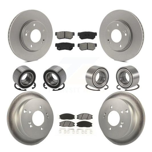 [Avant + Arrière] Kit de Roulement de roue pour Hyundai Santa Fe avec 276mm Diameter Rotor KBB-108292