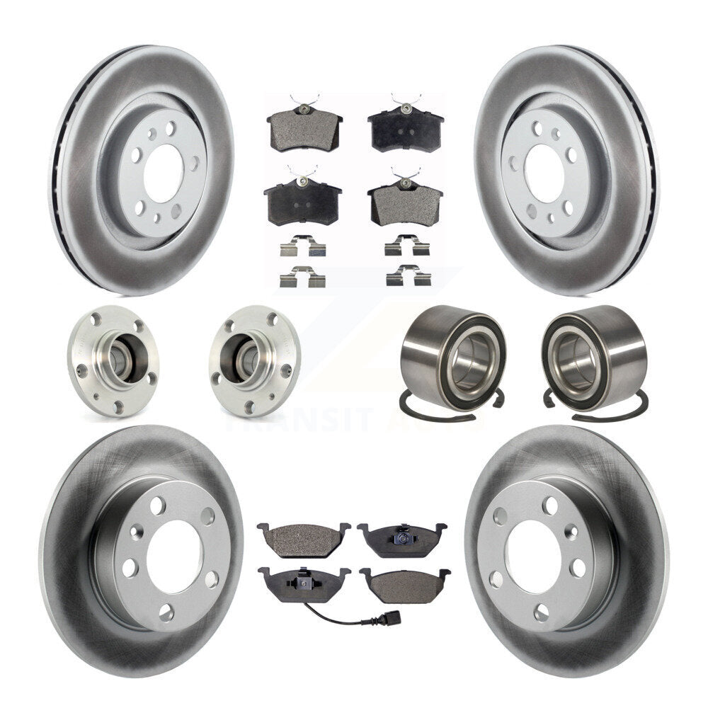 [Avant + Arrière] Kit de Roulement de roue pour 2007-2010 Volkswagen Beetle avec 280mm Diameter Rotor KBB-108302