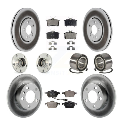 [Avant + Arrière] Kit de Roulement de roue pour 2007-2010 Volkswagen Beetle avec 288mm Diameter Rotor KBB-108304